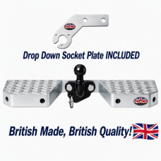 Towbar Rear Step Heavy Duty Double, Zinc (CPDS120)